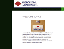 Tablet Screenshot of americancivilengineering.com